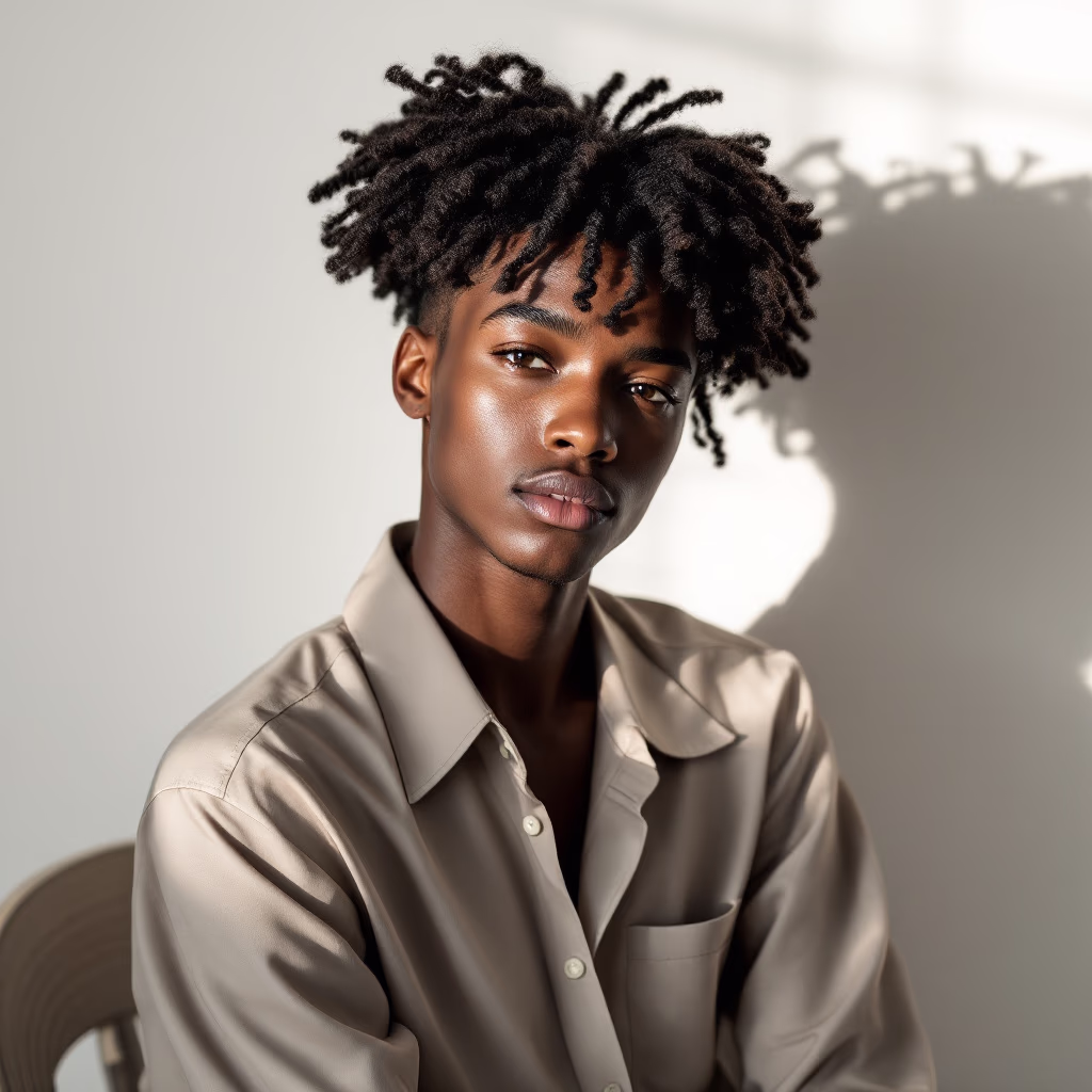 [headshot] image of a customer (for a graphic design studio)